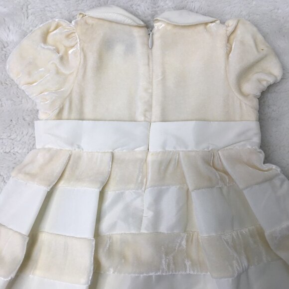 Armani Baby Formal Cream Dress Size 6 M - Picture 11 of 16